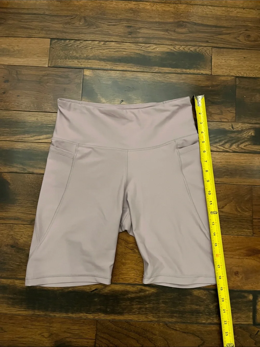 Old Navy Light Lavender High-Rise Bike Shorts with Pockets